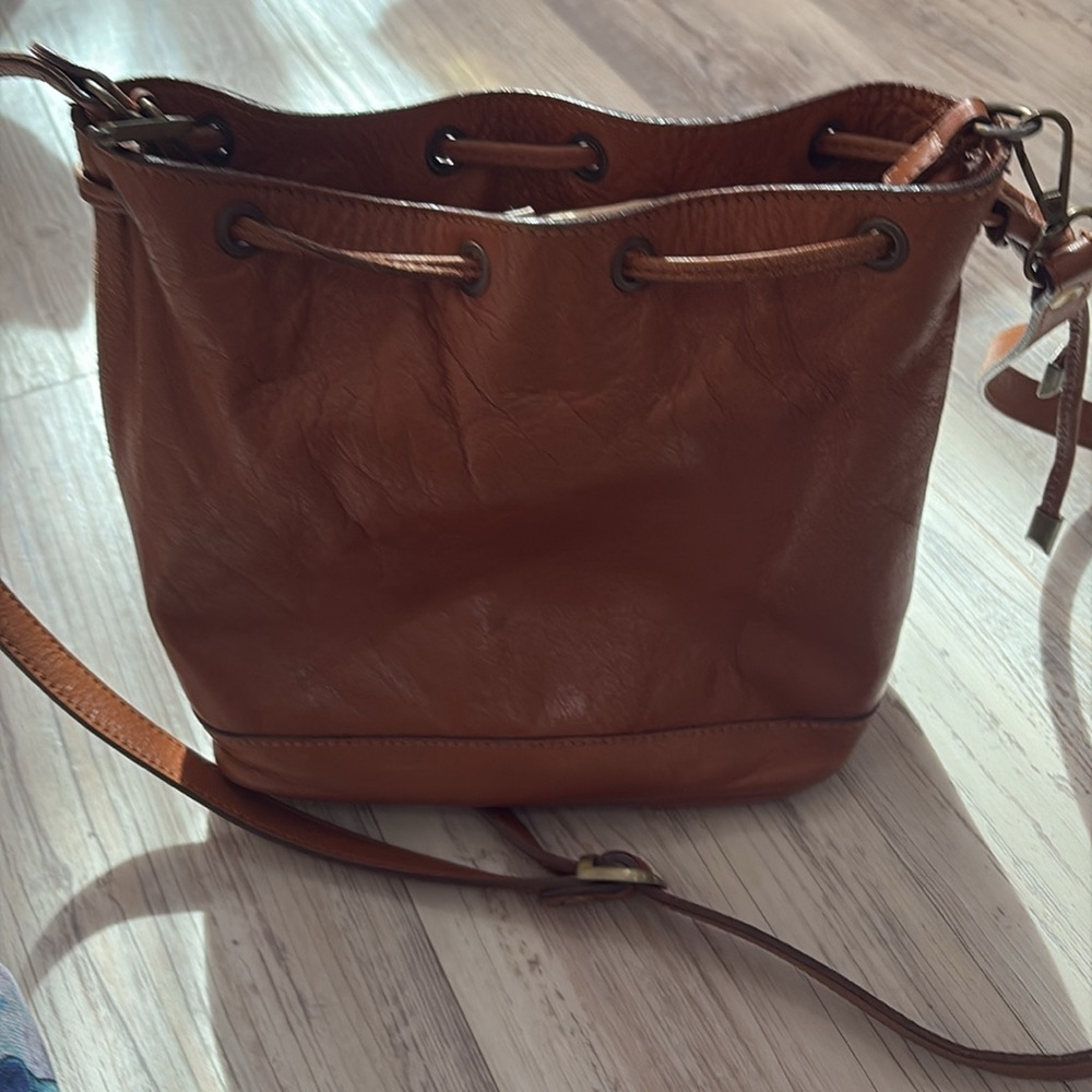 I MEDICI leather bucket bag italian - Picture 9 of 14